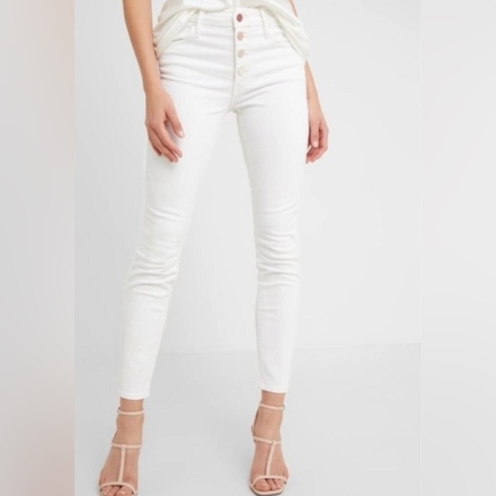 Mother The Pixie Ankle Button Fly Skinny Jeans Taste The Rainbow